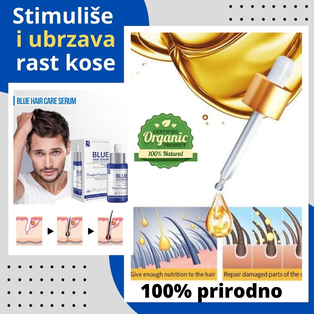 Najbolji Serum za Rast Kose Zigavus Blue 33 Ml