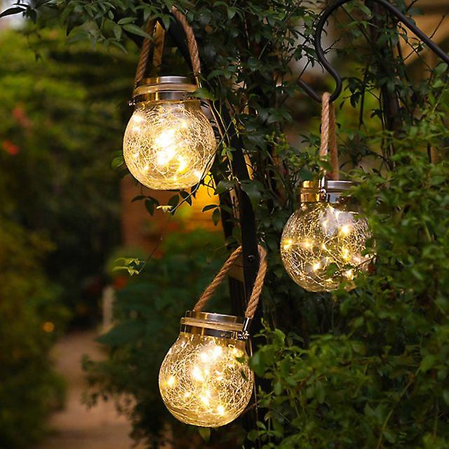 Solarni fenjer lampa, staklena lampa u obliku tegle
