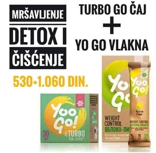 TURBO Čaj + Napitak Yoo Go Kontrola težine