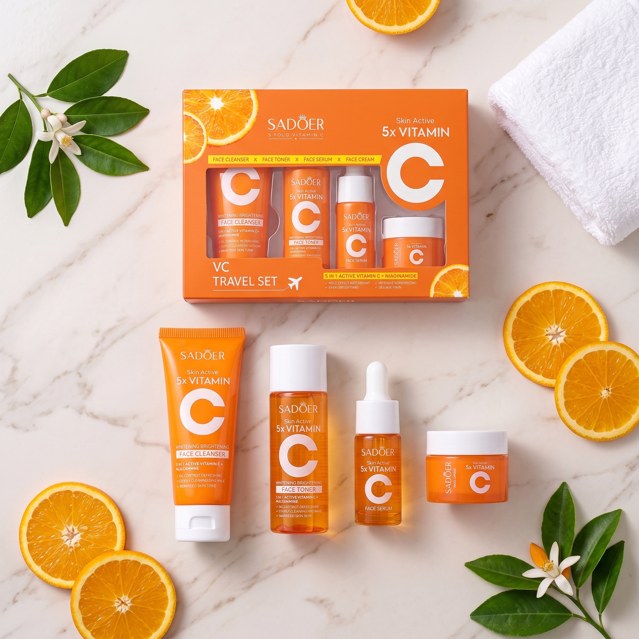 SADOER Vitamin C set odozgo sa kriškama pomorandže