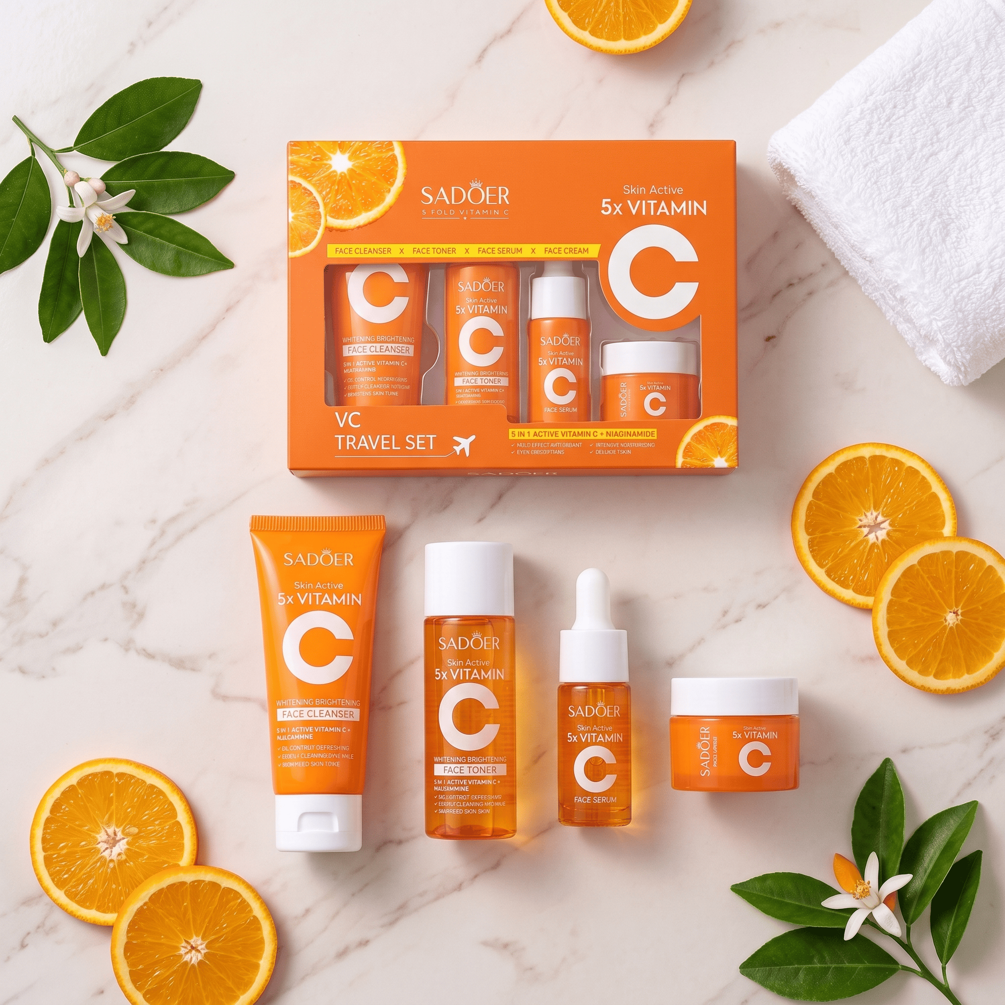 SADOER Vitamin C set odozgo sa kriškama pomorandže