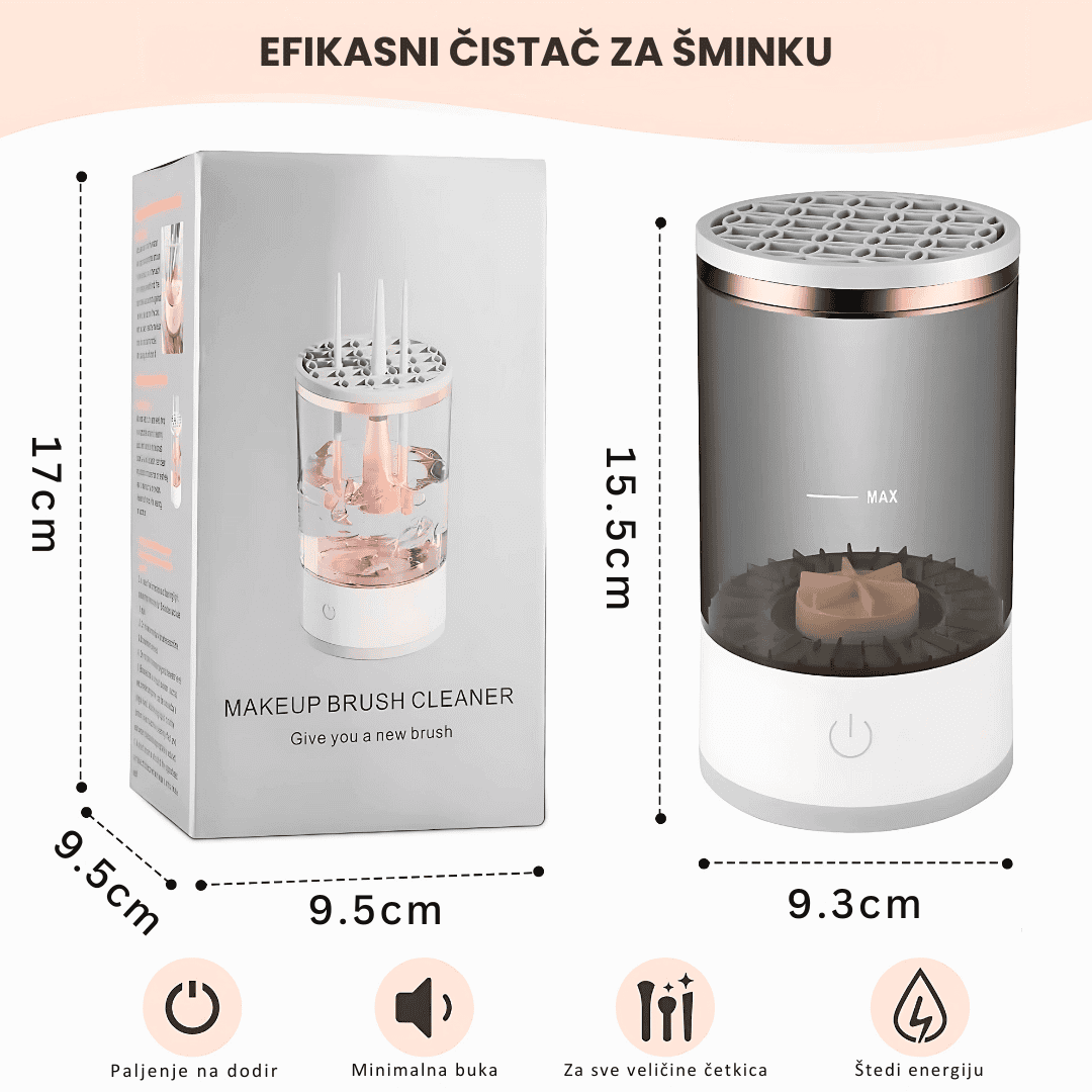 Električni čistač četkica za šminku, Električni aparat za čišćenje četkica