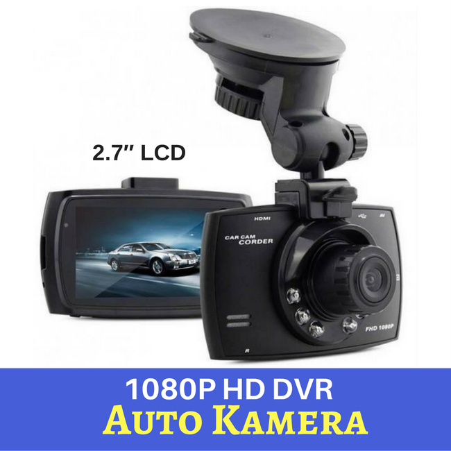 Auto Kamera 2.7″ LCD 1080P HD DVR