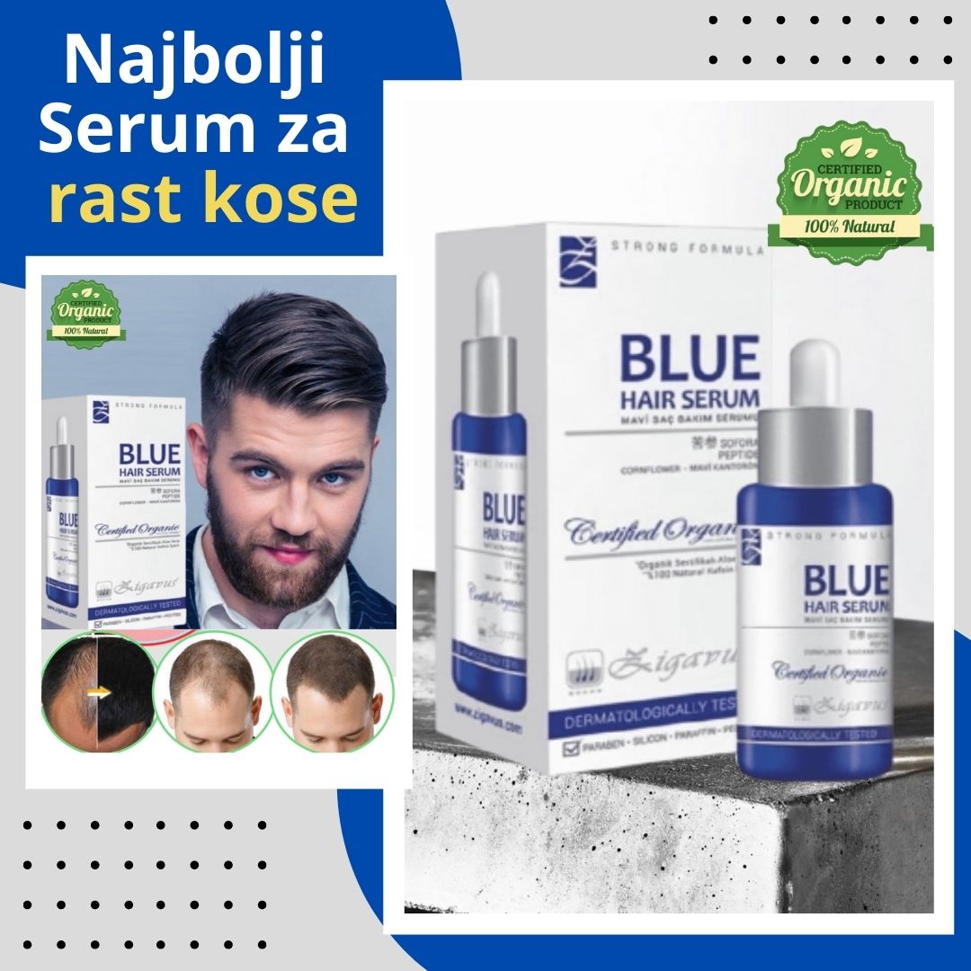 Najbolji Serum za Rast Kose Zigavus Blue 33 Ml