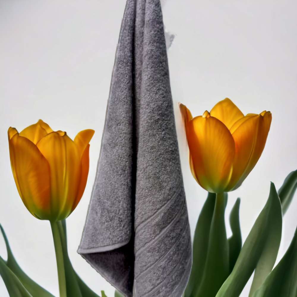 Peškir Indy 50x100cm 550g/m2 Bordura Sivi