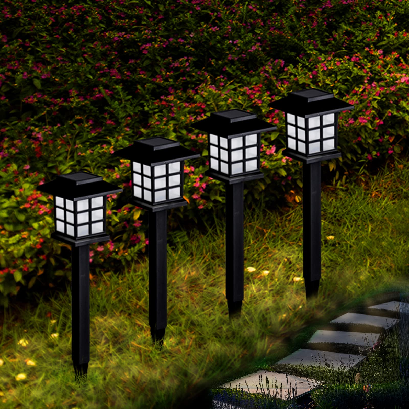 Solarne lampe, solarne ukrasne lampe 4 komada