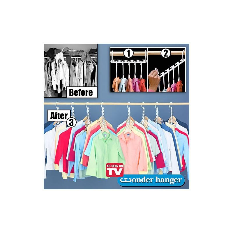 Wonder Hanger - Magične Vešalice - Organizator odeće