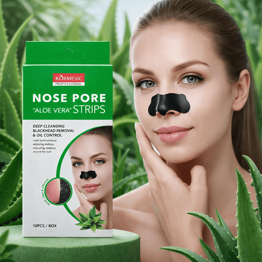 Trakice za čiščenje pora na nosu od Aloe Vere